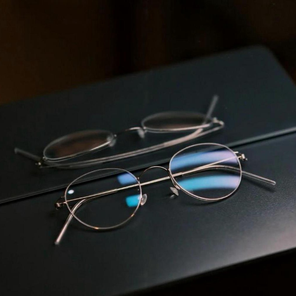 文藝橢圓金絲眼鏡 M402