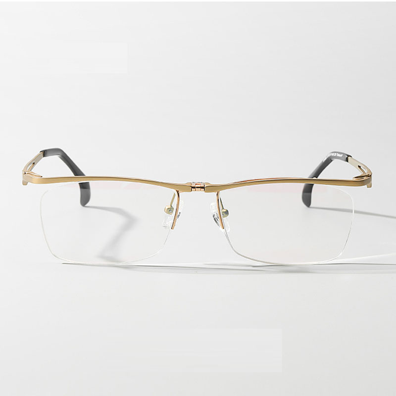 輕盈純鈦翻轉半框眼鏡 T105 - 图片 2