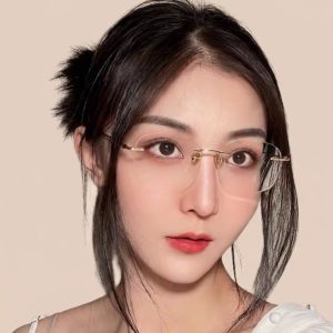 Alternative view of 極致羽量純鈦无框鏡架 T103