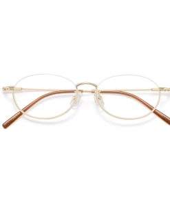 文藝橢圓金絲眼鏡 M402:圖片 4