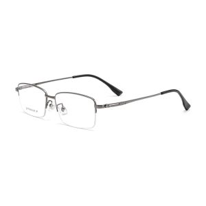 航空鈦材沉穩半框眼鏡 T108