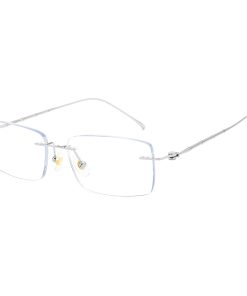 無鉸純鈦無邊眼鏡 T115