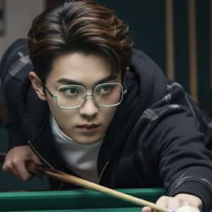 Alternative view of 專業競技倒半框眼鏡 T117