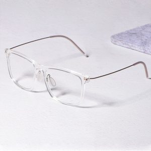 羽量透明復古拼接眼鏡 R305