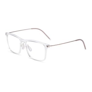 羽量透明復古拼接眼鏡 R305