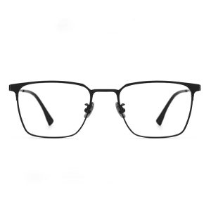 日系純鈦復古眉型眼鏡 T118