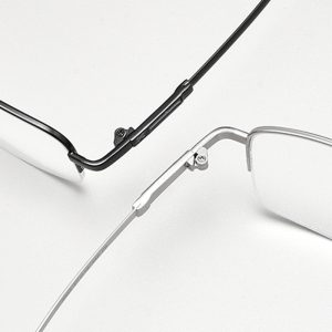 Alternative view of 真空IP電鍍記憶鈦半框眼鏡 M403