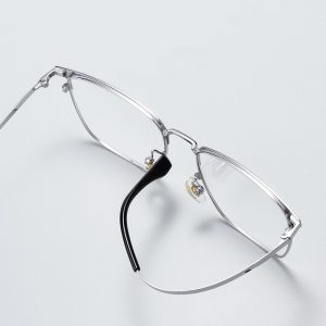 Alternative view of 輕韌β鈦復古方框眼鏡 T119