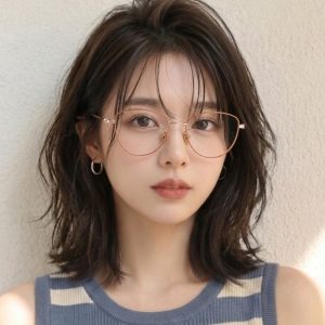 Alternative view of 零感輕鈦貓眼眼鏡 T113