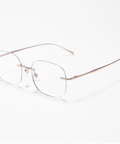 純鈦π型斯文無邊眼鏡 T114