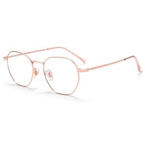 極簡多邊細絲β鈦眼鏡 T104