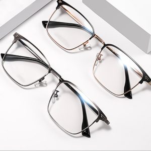 Alternative view of 商務風金屬方框眼鏡 M407