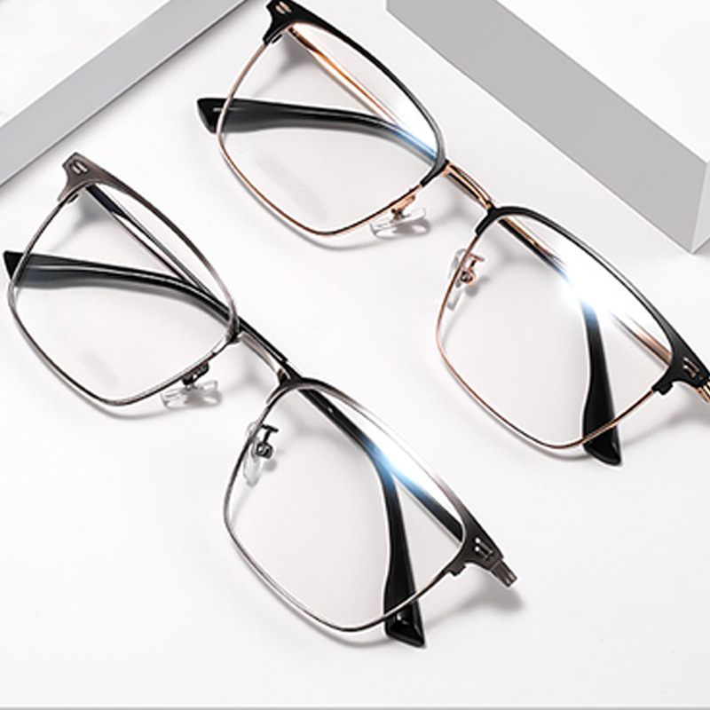 商務風金屬方框眼鏡 M407:圖片 2