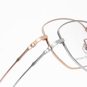 標準型鈦材多邊眼鏡 T124