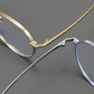 復古雕花純鈦眼鏡 T121