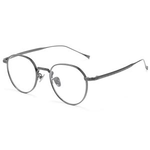 復古雕花純鈦眼鏡 T121