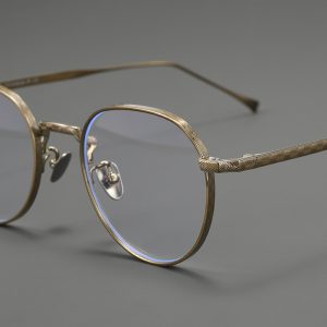 復古雕花純鈦眼鏡 T121