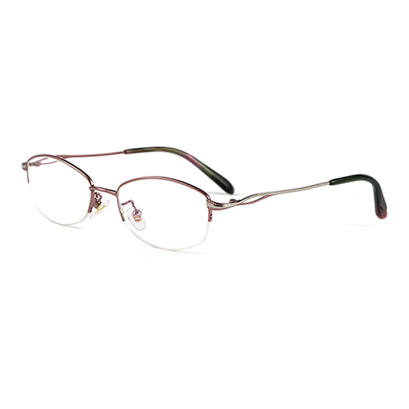 極輕半框女款氣質眼鏡 M405