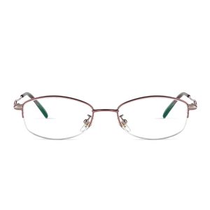 極輕半框女款氣質眼鏡 M405