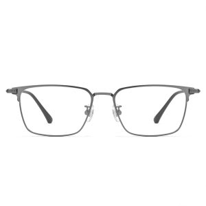 Alternative view of 大臉專屬純鈦眉框眼鏡 T123