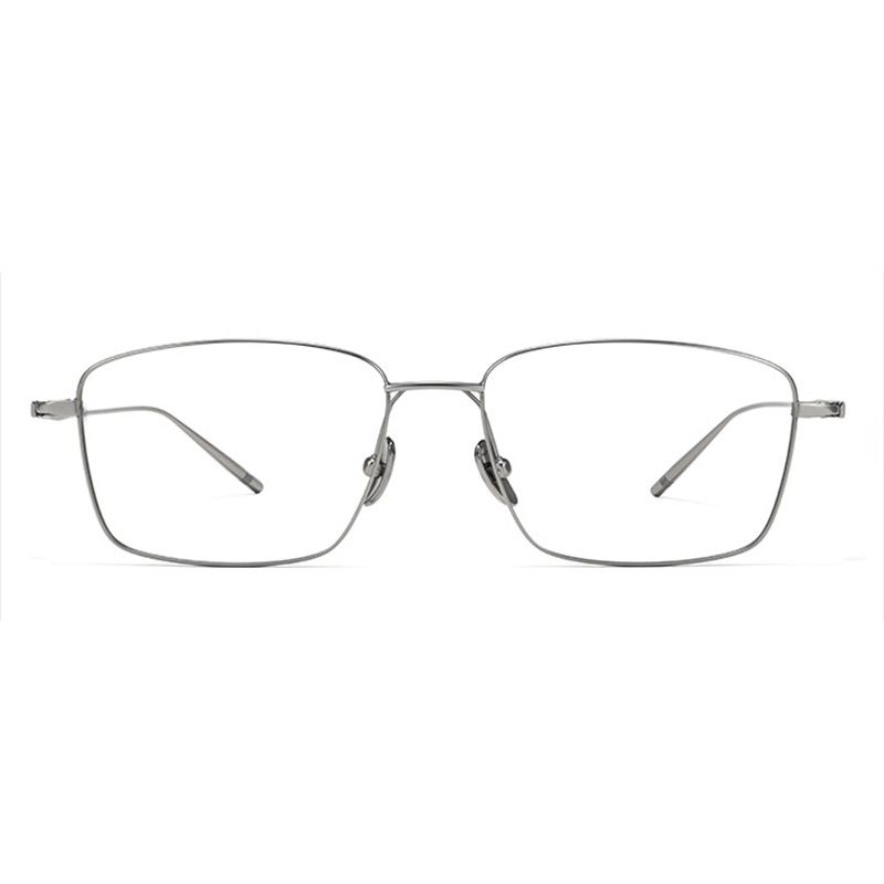 大臉款商務純鈦方框眼鏡 T128:圖片 6