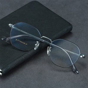 柔韌復古多邊形眼鏡 M412