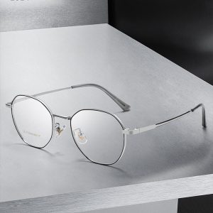 柔韌復古多邊形眼鏡 M412