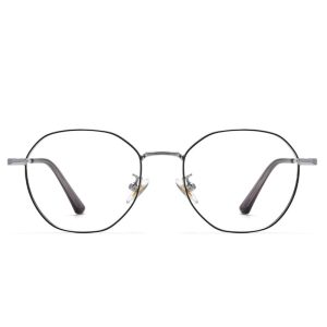 柔韌復古多邊形眼鏡 M412