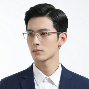 Alternative view of 設計師款極輕純鈦眼鏡 T134