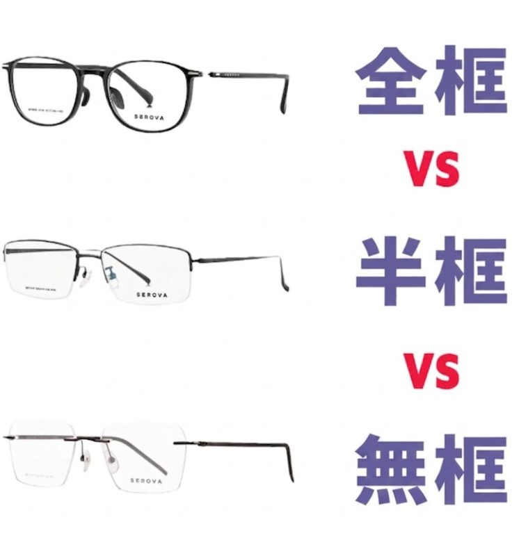無框眼鏡vs半框vs全框解析