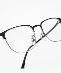 合金眉線多邊形眼鏡 M419:圖片 5