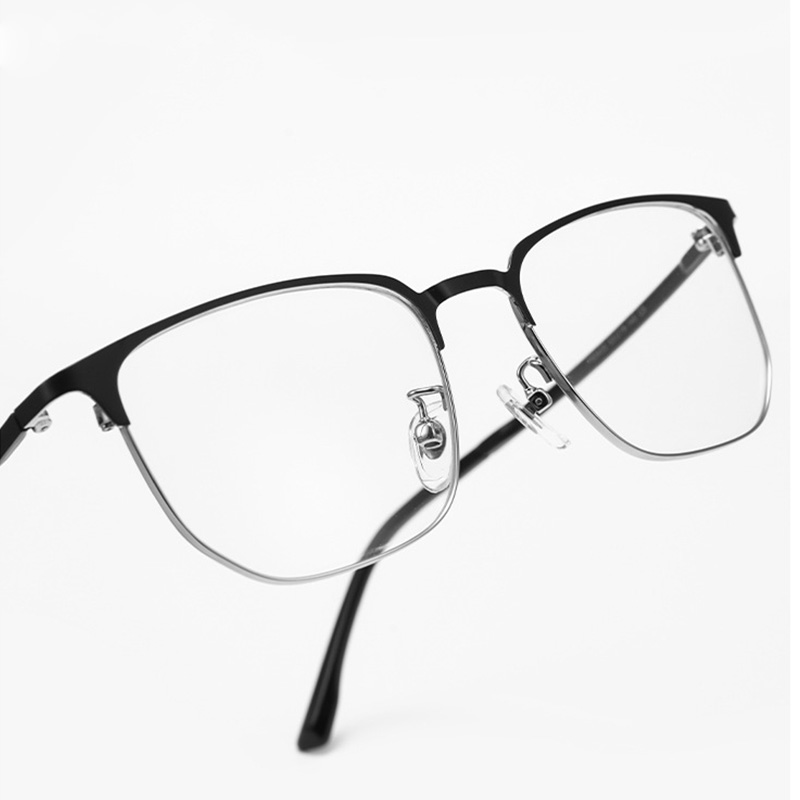 合金眉線多邊形眼鏡 M419:圖片 5