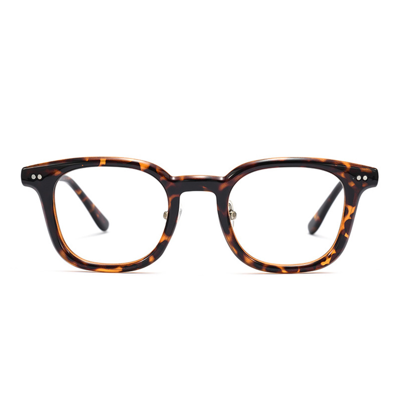 復古板材方框眼鏡 A207:圖片 3