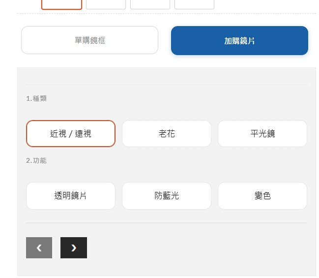 鏡片種類與功能